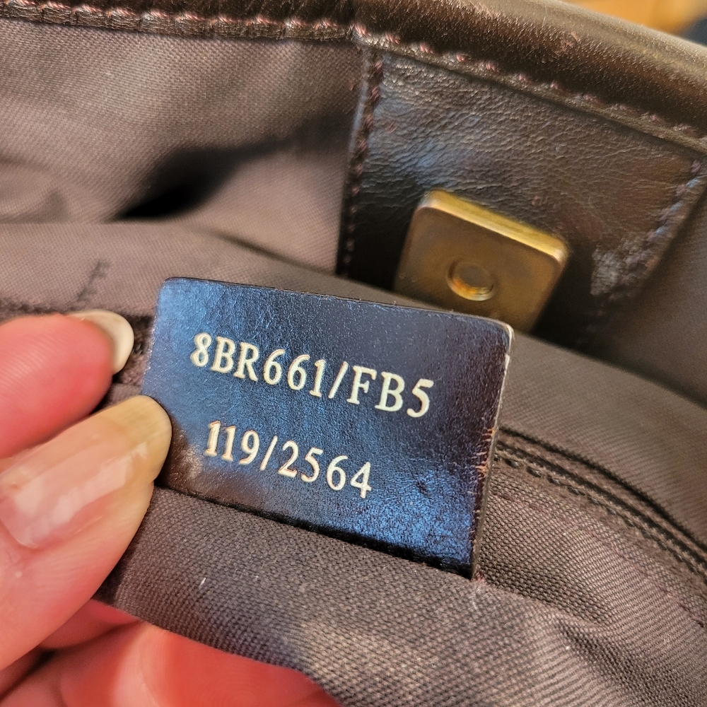 Fendi Zucchino Spalmati Coated Canvas Bag - Picture 10 of 16